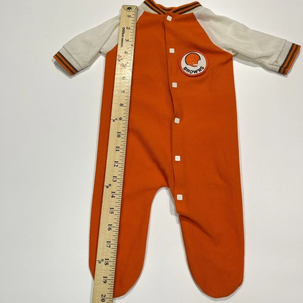 Vintage‎ 70s Cleveland Brown Baby Body Suit Pajamas
